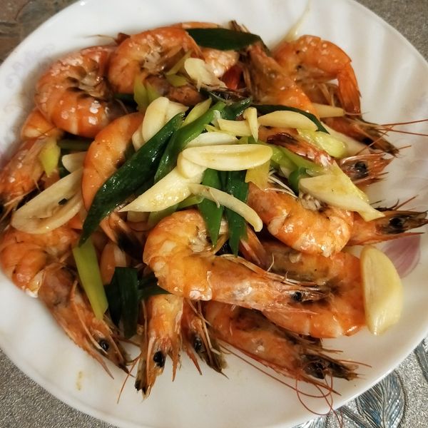 家常菜~炒蝦子：Joyce Lan 一起做