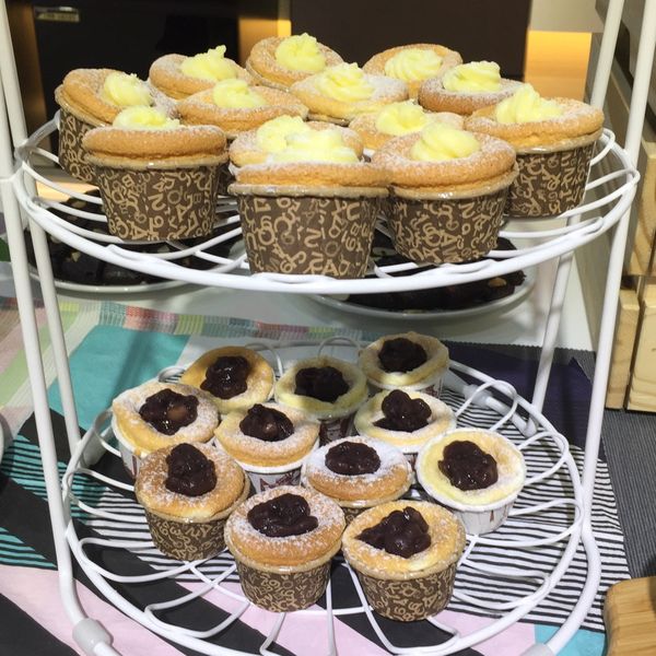 香草牛奶杯子蛋糕 : 餐桌上的小食光一起做