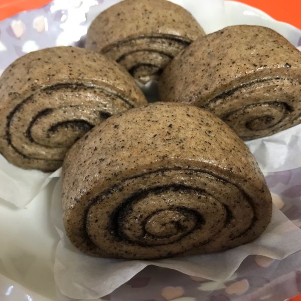 ［無糖無油］芝麻起司全麥饅頭 : Siyu Huang一起做