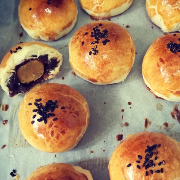 第一次烤蛋黃酥就上手(無鹽奶油版12顆) : 雅婷吳一起做