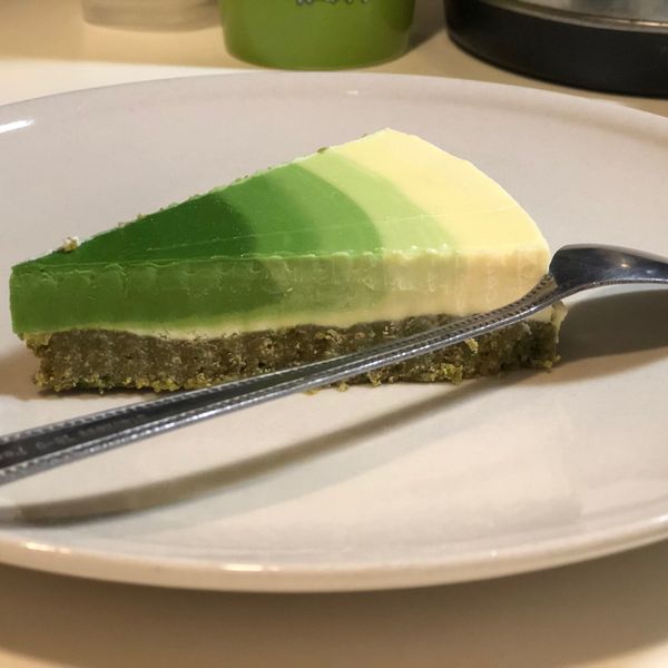 抹茶漸層乳酪蛋糕 （6吋、免烤箱） : 蔡孟蓁一起做