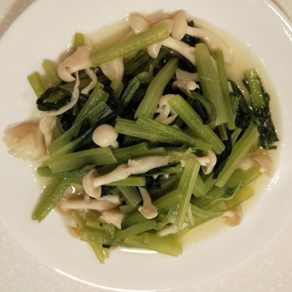 雪白菇炒油菜 「仿小松菜」:Ju Han Chuang 一起做