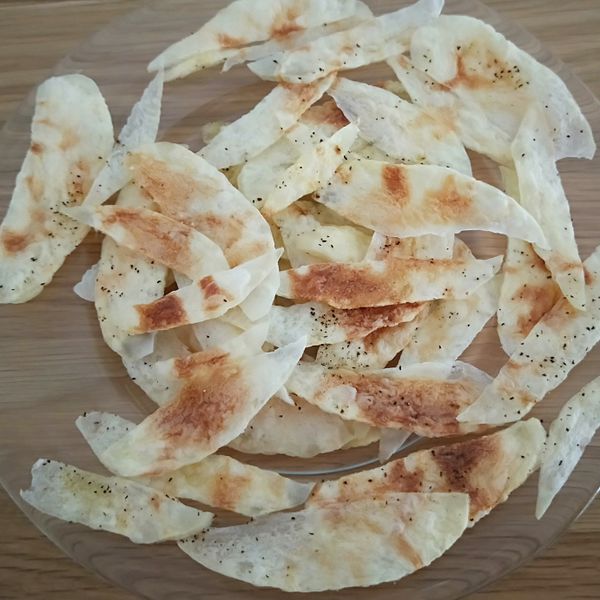 微波無油馬鈴薯片 : 凱莉貝貝一起做