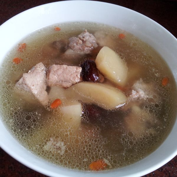 [大同電鍋] 雪梨紅棗排骨湯：Camille Chen 一起做