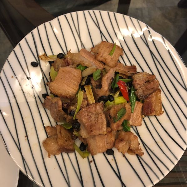 香蔥豆豉豬五花～下飯菜第一名 : Kathy Wu一起做