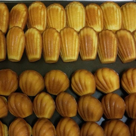 甜橙香瑪德蓮 : 寶妮一起做