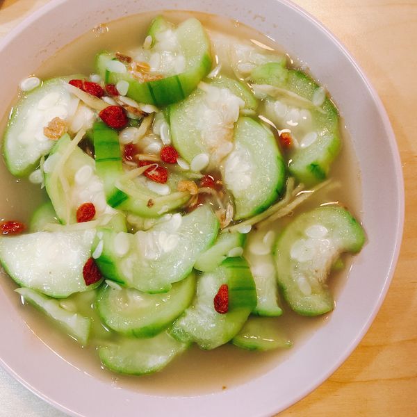 麻油薑絲炒絲瓜 : Barbara Hsueh一起做