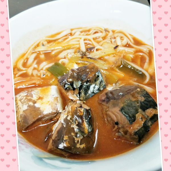 罐頭美食 - 蕃茄鯖魚麵:Ting&Mochi 一起做