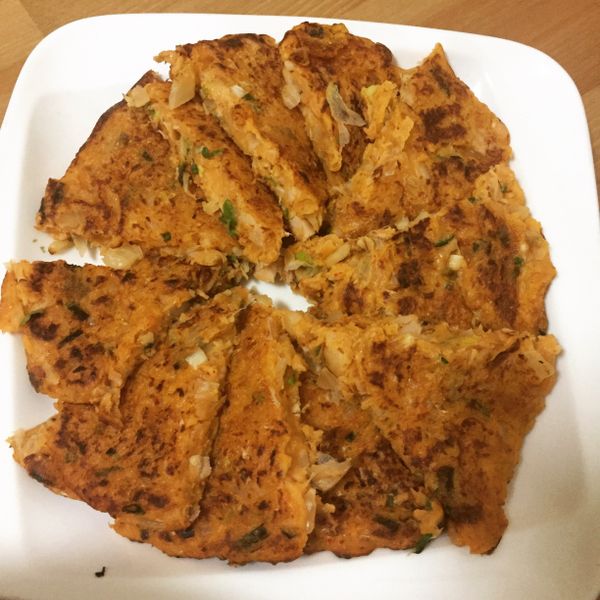 韓式泡菜煎餅:Amber Pan 一起做