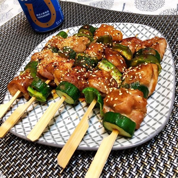 烤味噌雞肉串 : Yi-Chi Jan一起做