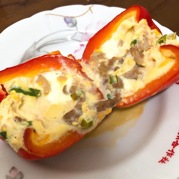 紅椒蒸蛋：Irene Suen 一起做