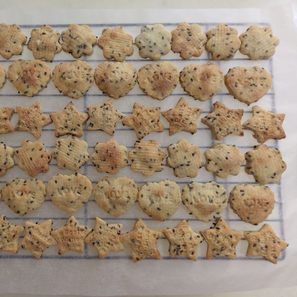 手工有機黑芝麻豆渣餅乾❤!!! : 愛麗絲一起做