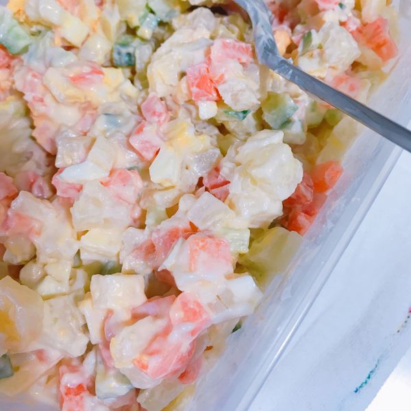 馬鈴薯蛋沙拉 【新手不敗料理】：小荸 一起做