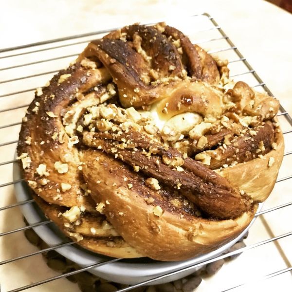 [阿妮塔♥bread] 肉桂花冠捲。 : Yu-Shan Wu一起做