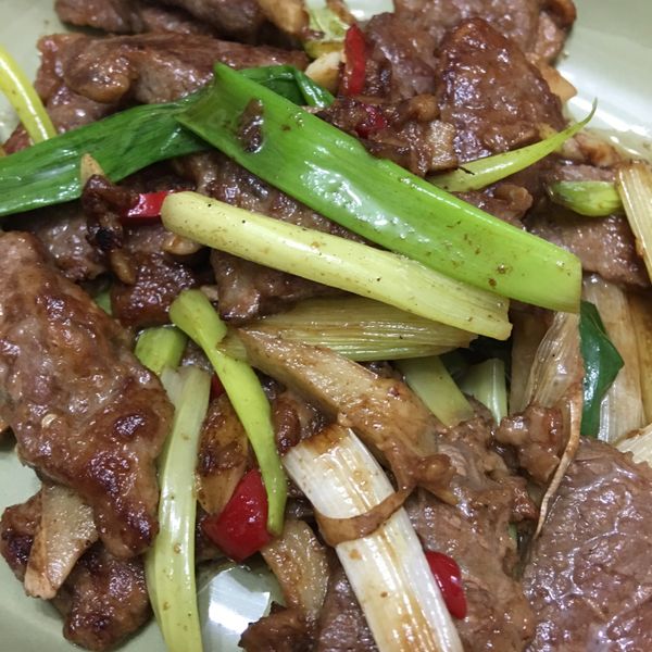 蔥爆牛肉 : PeiJun Hsieh一起做