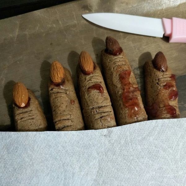 巫婆手指餅乾 Cookies:Vita Lin 一起做