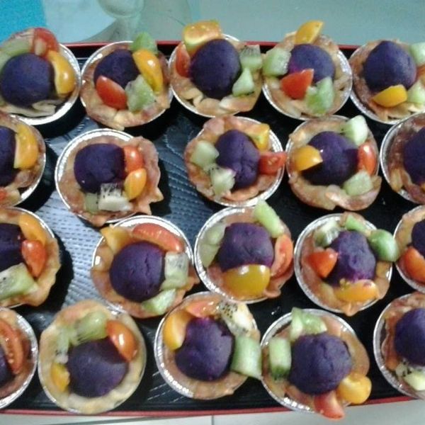 水餃皮大變身 ~ 冰球水果塔：巧媽咪 一起做