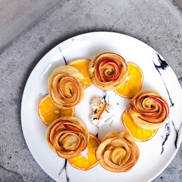 玫瑰蘋果派 : chiao一起做