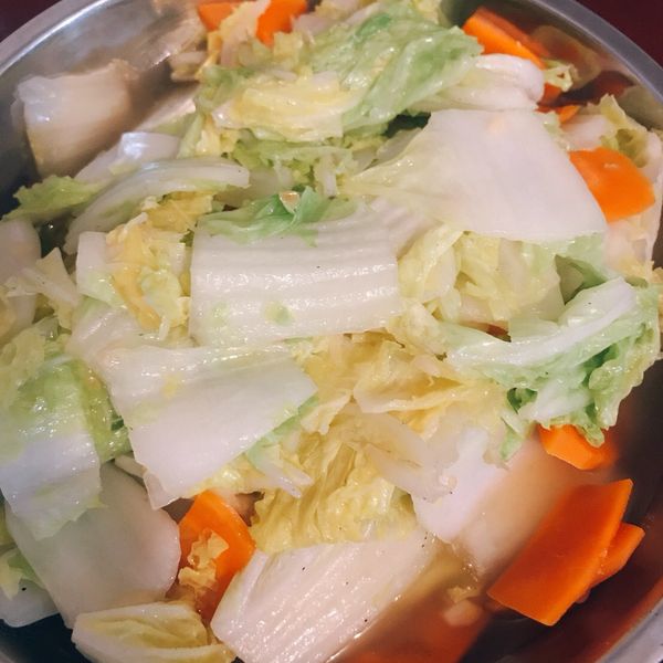 清炒大白菜(奶油白菜)：Emma Chu 一起做