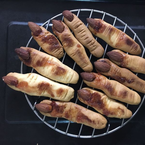 [Witi✿Kitchen]巫婆手指餅 Halloween 萬聖節餅乾  : Elita Tsai一起做