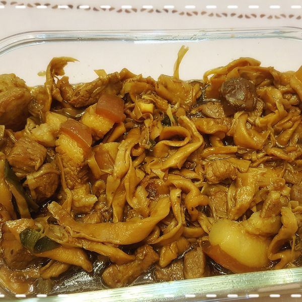 黑糖筍乾爌肉 : Chien Wei一起做