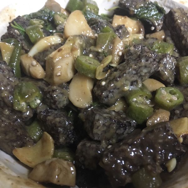 \\必學熱炒-三杯滷米血杏鮑菇//：Yabe 一起做