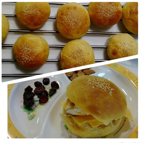 地瓜漢堡麵包［松下烘焙賽］ : Hy Kuan一起做