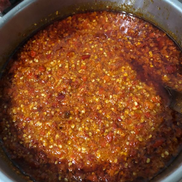 嗜辣的看過來！自製蒜頭辣椒醬！ : 晴天一起做