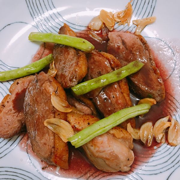 嫩煎鴨胸佐紅酒蜂蜜醬 : Mandy Chiang一起做