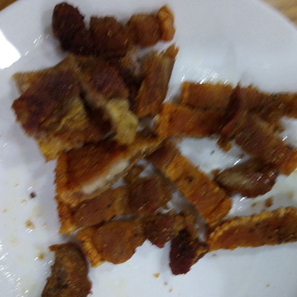 乾煎五花肉🍖🍖：楊宜靜 一起做