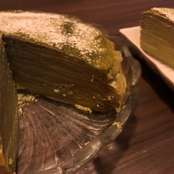 好像很厲害的抹茶千層蛋糕❤ : 楊苡昕一起做