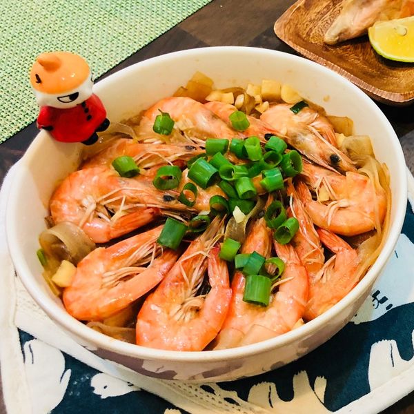 鮮蝦粉絲煲：Stacy廚房 一起做