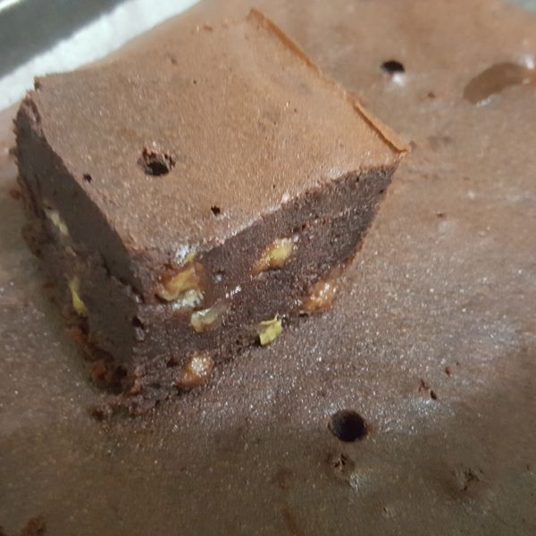 香蕉巧克力布朗尼（濕潤紮實口感） : 謝宛霖一起做