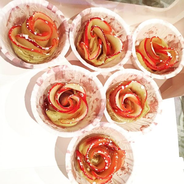 酥皮玫瑰蘋果派【HOLA幸福食堂】 : 新手灰灰在廚房的小日子🍲🍜一起做