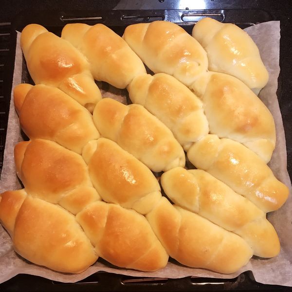 優格鹹奶油餐包：Jenjenny21 一起做