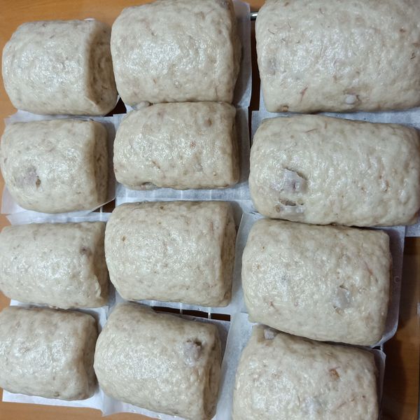純天然的芋頭饅頭 : 齊芸一起做