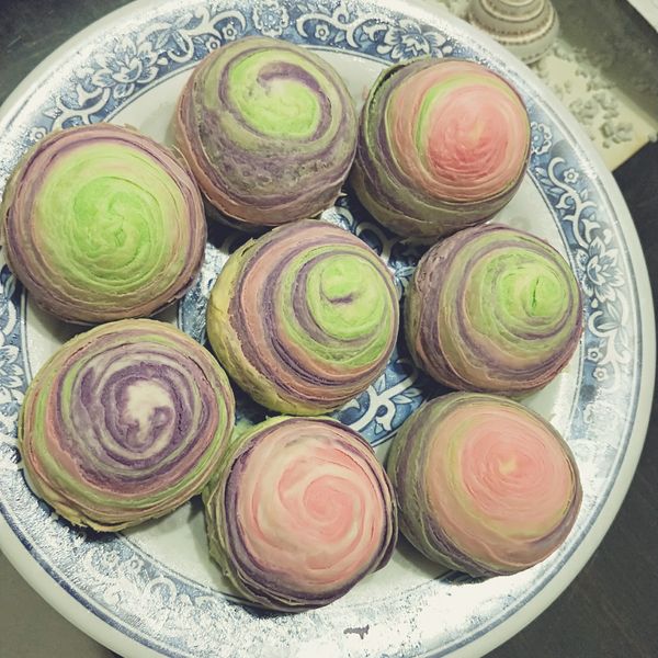 彩色蛋黃酥 : 陳怡甄一起做