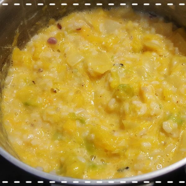 かにの南瓜滑蛋牛肉粥 : Chien Wei一起做