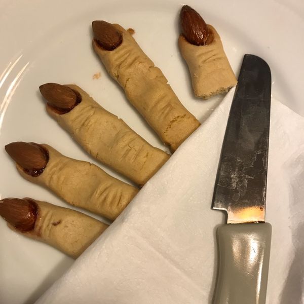 巫婆手指餅乾 Cookies:Monica 一起做