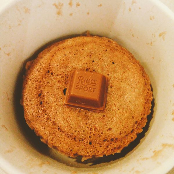 微波爐三分鐘－馬克杯巧克力蛋糕 : Jasmine Wang一起做