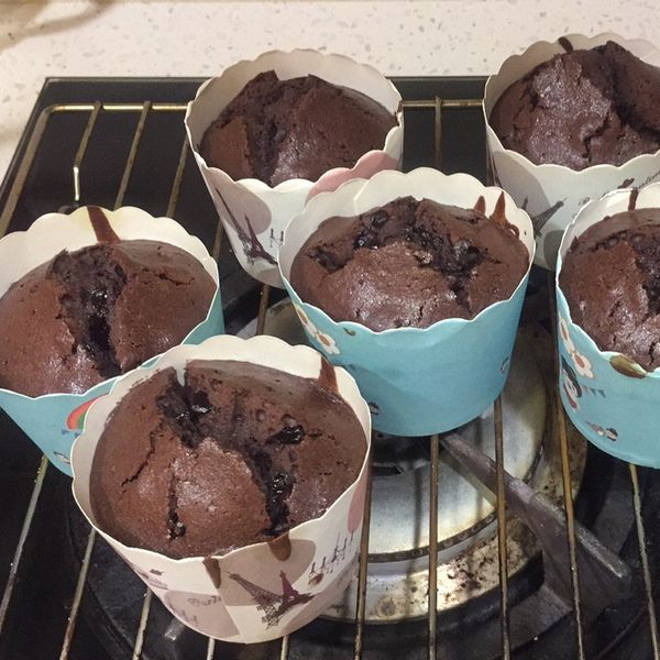 巧克力馬芬蛋糕#新手也會做：Chen Susan 一起做