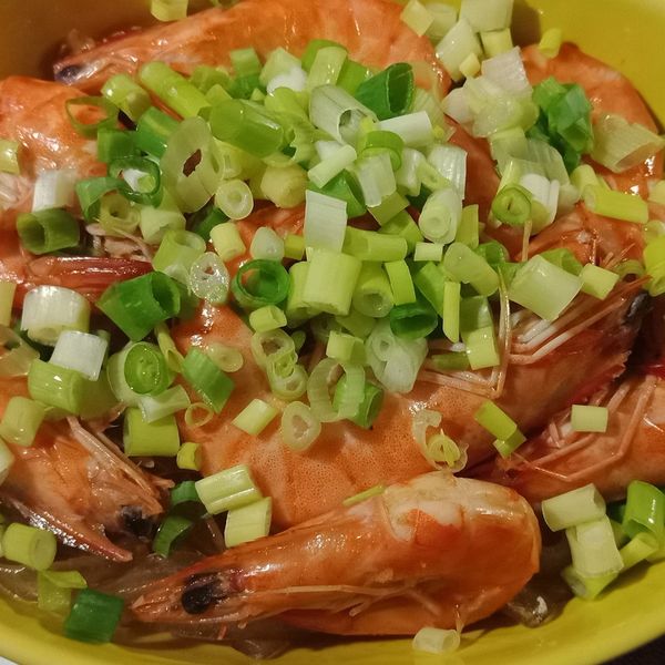 鮮蝦粉絲煲：Chuang Weber 一起做