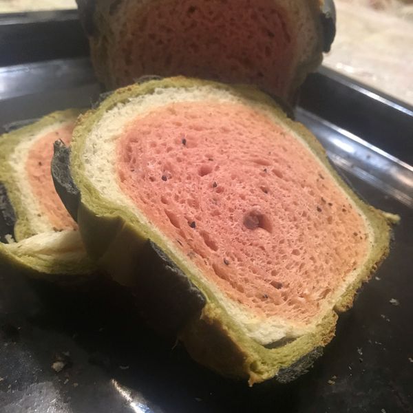 美人西瓜吐司【麥典實作工坊麵包專用粉】 : YiShan Lai一起做