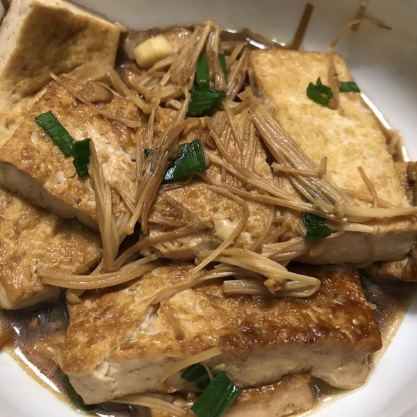 紅燒豆腐金針菇：Spring 一起做