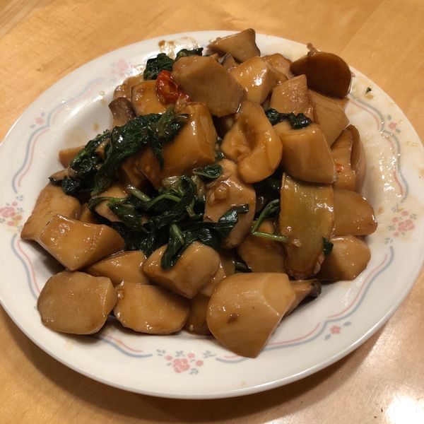 三杯杏鮑菇 : 謝相蓉一起做