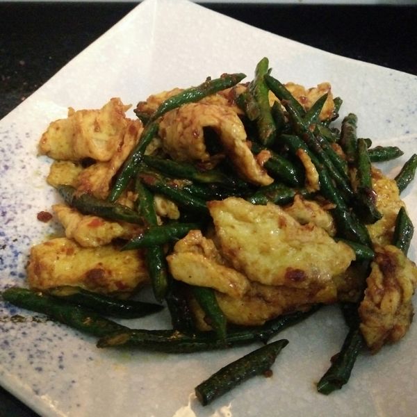 XO醬四季豆炒蛋 : 歐巴馬一起做
