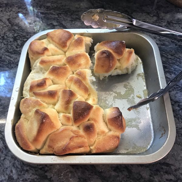 好香好柔軟的手撕煉乳麵包 : Teresa Chui一起做