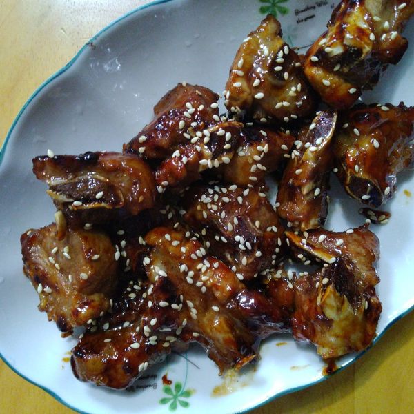 免油炸~糖醋排骨：Shu Jin Hu 一起做