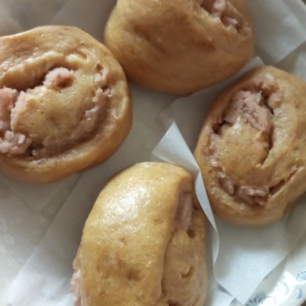 芋頭泥捲黑糖饅頭：邱小柔 一起做