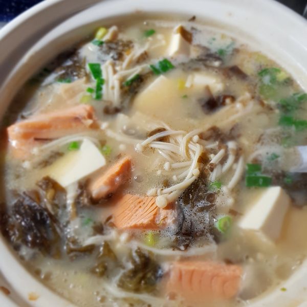 🐟鮭魚豆腐味噌湯：nina 一起做